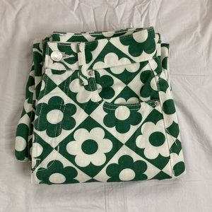 Pacsun high rise straight floral pattern Jean